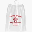 9 1/2W x 12H Poly-Draw Bag - Flexo Ink Print