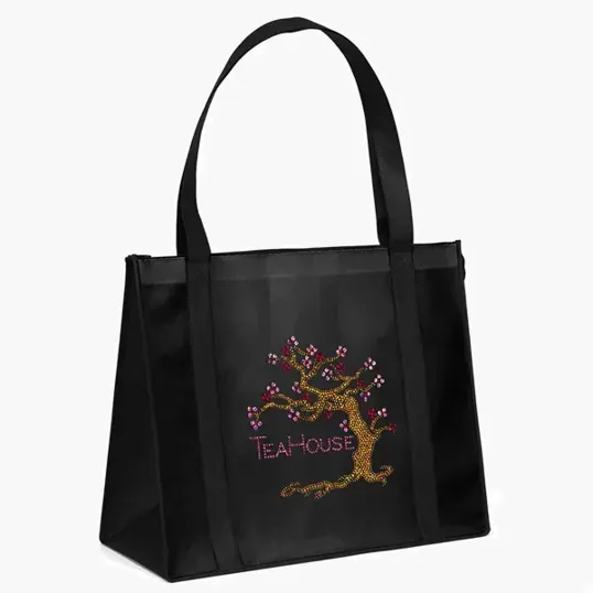 Del Mar Zipper-Close Tote, Sparkle — view 6