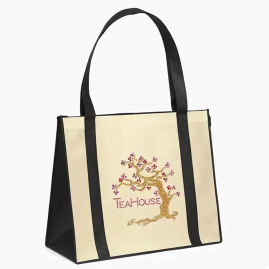 Del Mar Zipper-Close Tote, Sparkle — view 8