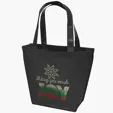 Carnival Non-Woven Tote with Sparkle Heat Transfer