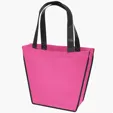 Carnival Non-Woven Tote with Sparkle Heat Transfer — view 11
