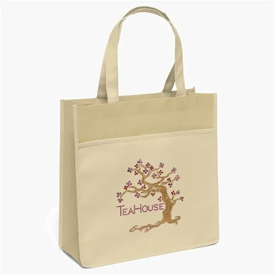 Urban Matte Laminated Tote, Sparkle