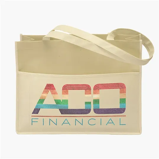 Dunes™ Matte-Laminated Sparkle Tote