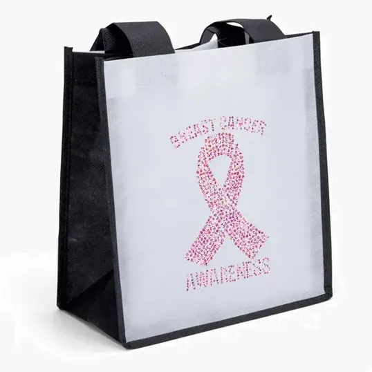 Degas PET Non-Woven Tote with Handles — view 3