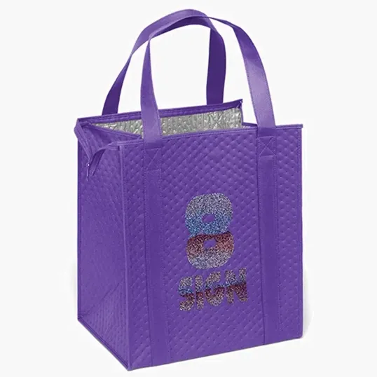 Therm-O-Tote™ Sparkle Insulated Non-Woven Tote — view 3