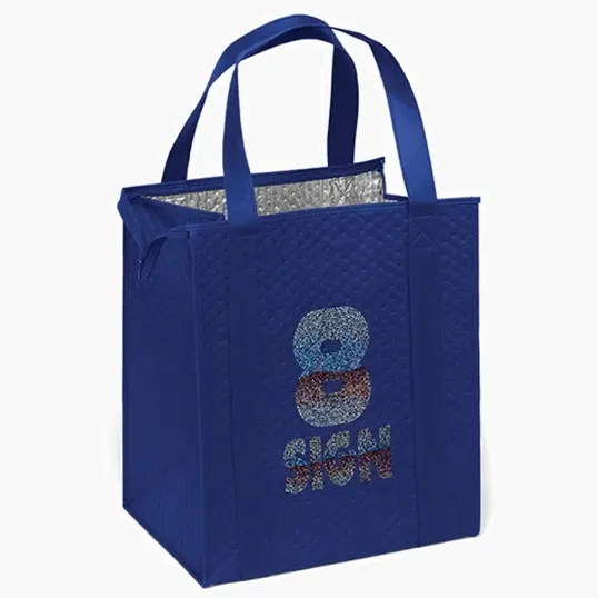 Therm-O-Tote™ Sparkle Insulated Non-Woven Tote — view 8