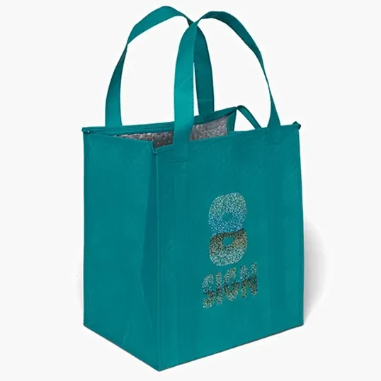 Therm-O-Tote™ Sparkle Insulated Non-Woven Tote — view 9