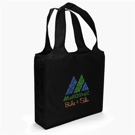 Adventure™ Polyester Tote with Sparkle Heat Transfer