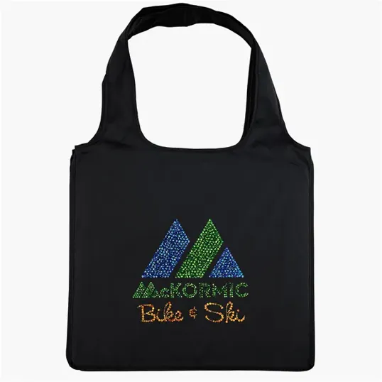 Adventure™ Polyester Tote with Sparkle Heat Transfer — view 2