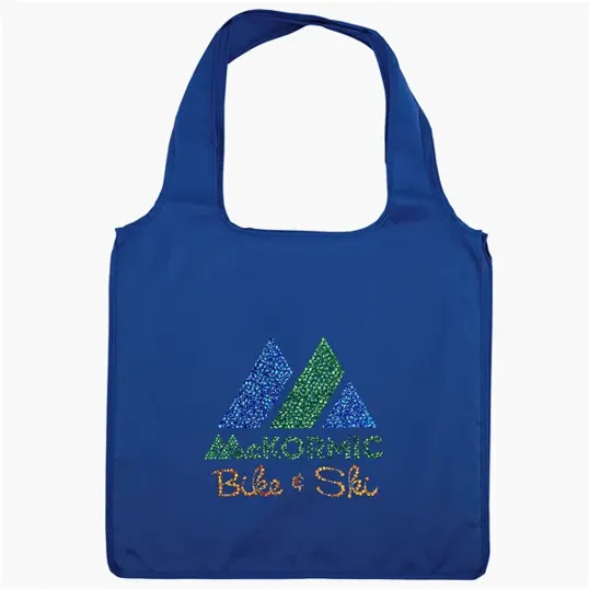 Adventure™ Polyester Tote with Sparkle Heat Transfer — view 4