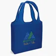 Adventure™ Polyester Tote with Sparkle Heat Transfer — view 3