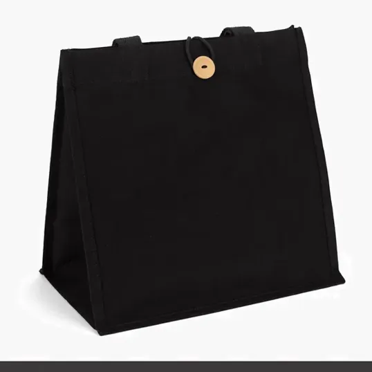 Aurora™ Cotton Tote with Wooden Button Closure — view 6