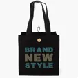 Aurora™ Cotton Tote with Wooden Button Closure