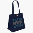 Aurora™ Cotton Tote with Wooden Button Closure — view 8