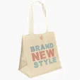 Aurora™ Cotton Tote with Wooden Button Closure — view 14