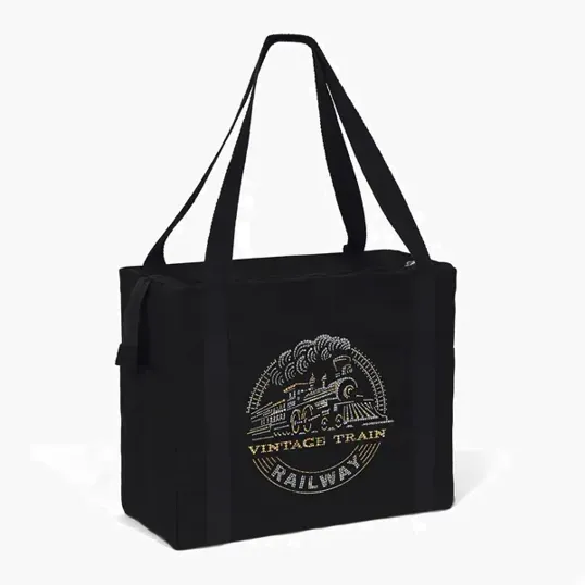 Jeremy™ Deluxe Canvas Zipper-Close Tote