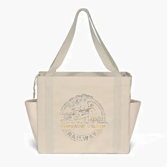 Jeremy™ Deluxe Canvas Zipper-Close Tote — view 7