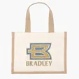 Reyna™ Natural Tote with Jute Gussets