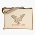 Josephine™ Natural Tote with Sparkle Heat Transfer — view 4