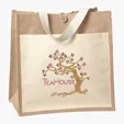 Izzy™ Jute Tote with Cotton Pocket — view 4