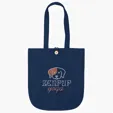 Dan Denim Tote with Sparkle Heat Transfer