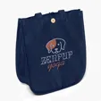 Dan Denim Tote with Sparkle Heat Transfer — view 3