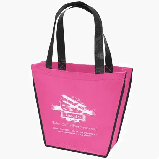 Carnival Non-Woven Tote with Screen Print — view 5