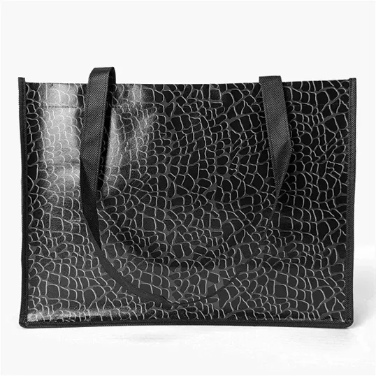 Couture™ Gloss-Laminated Non-Woven Polypropylene Tote — view 2