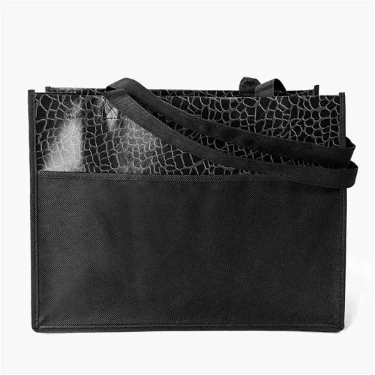Couture™ Gloss-Laminated Non-Woven Polypropylene Tote — view 5