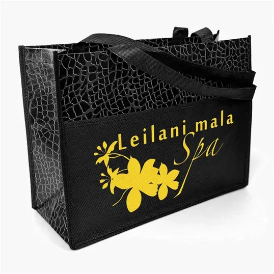 Couture™ Gloss-Laminated Non-Woven Polypropylene Tote — view 6