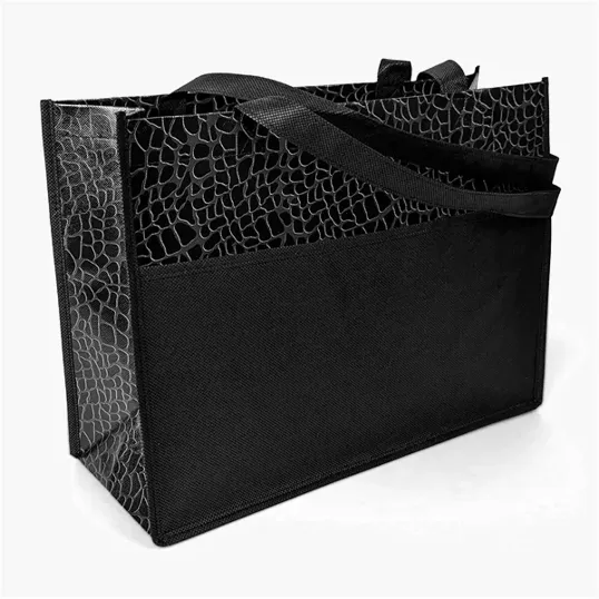 Couture™ Gloss-Laminated Non-Woven Polypropylene Tote — view 7