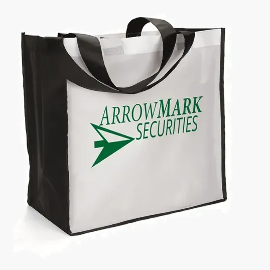 Picasso Polyester Tote with Screen Print — view 3