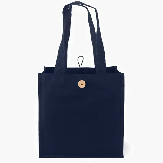 Aurora™ Cotton Tote with Screen Print — view 4
