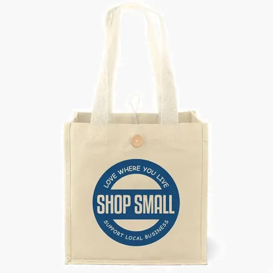 Aurora™ Cotton Tote with Screen Print — view 6