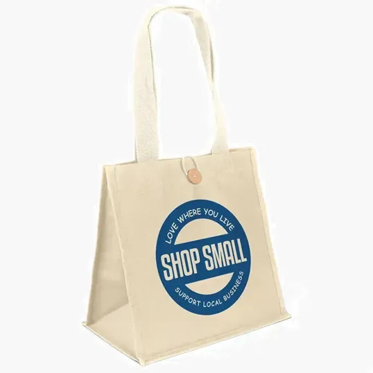 Aurora™ Cotton Tote with Screen Print — view 8