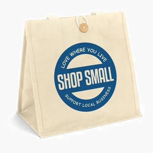 Aurora™ Cotton Tote with Screen Print — view 10