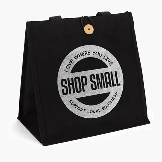 Aurora™ Cotton Tote with Screen Print — view 13