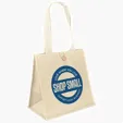 Aurora™ Cotton Tote with Screen Print — view 8