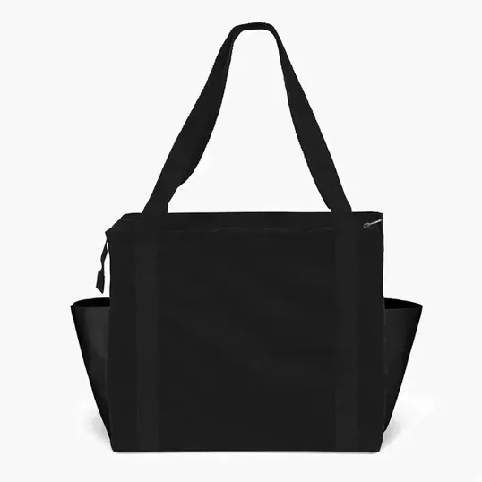 Jeremy™ Deluxe Canvas Zipper-Close Tote — view 10