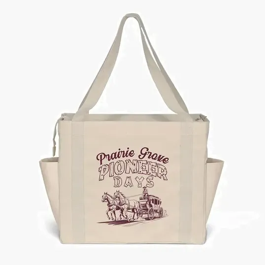 Jeremy™ Deluxe Canvas Zipper-Close Tote — view 11