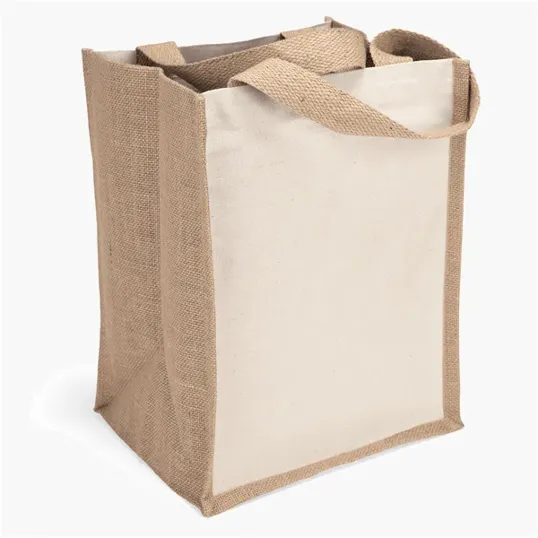 Mimi™ Natural Cotton-Jute Tote — view 2