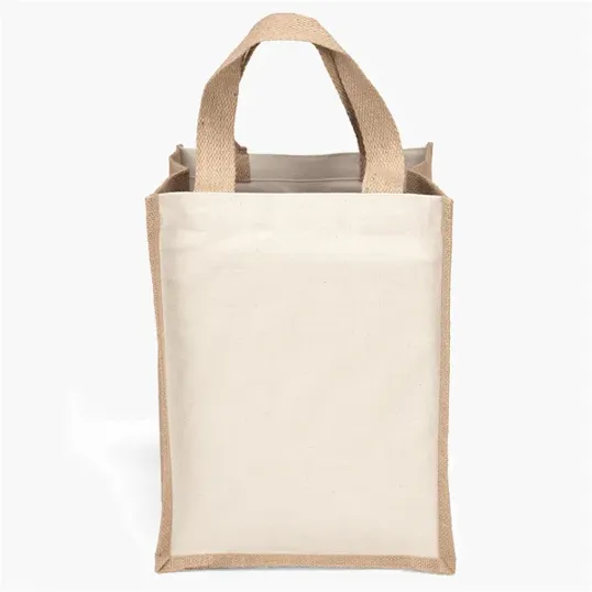 Mimi™ Natural Cotton-Jute Tote — view 3