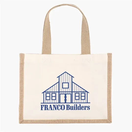 Reyna™ Natural Tote with Jute Gussets