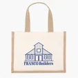 Reyna™ Natural Tote with Jute Gussets