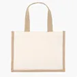 Reyna™ Natural Tote with Jute Gussets — view 2