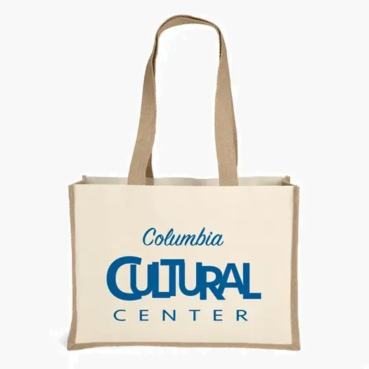 Josephine™ Natural Cotton-Jute Tote