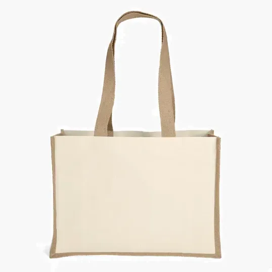 Josephine™ Natural Cotton-Jute Tote — view 2