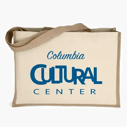 Josephine™ Natural Cotton-Jute Tote — view 3