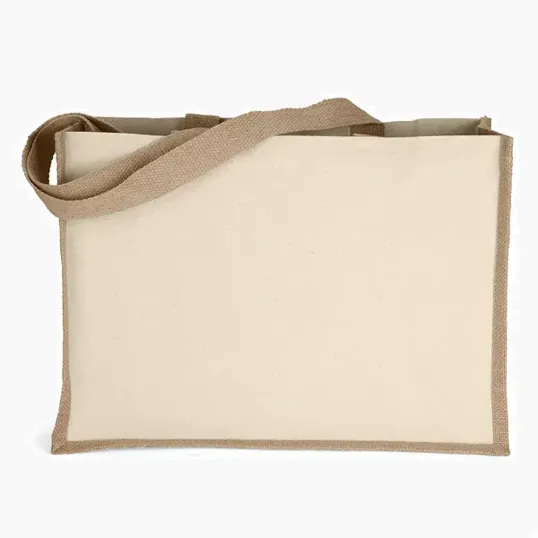 Josephine™ Natural Cotton-Jute Tote — view 4