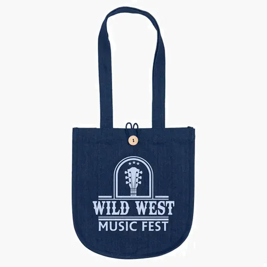 MB™ Denim Tote with Screen Print